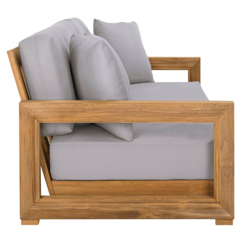 SAFAVIEH Couture Montford Teak 3-Seat Bench Casing (Cover Only) - 72Wx29Dx1H