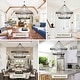preview thumbnail 4 of 22, Extra Large Wagon Wheel Chandelier High Ceiling Farmhouse Chandeliers