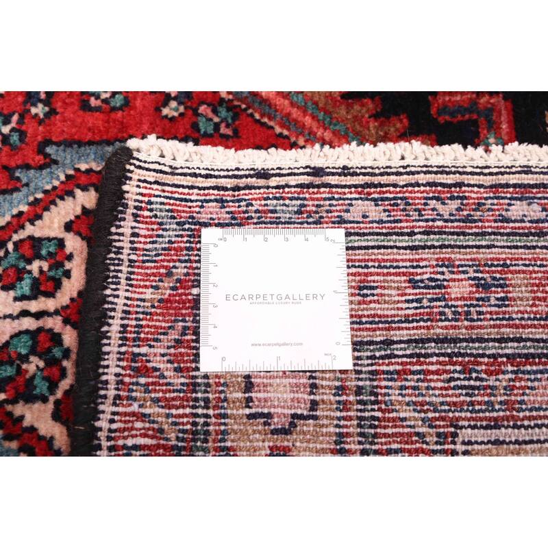 ECARPETGALLERY Hand-knotted Konya Anatolian Dark Navy Wool Rug - 3'5 x 10'2