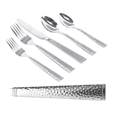 Gibson Prato 45-piece Flatware Set