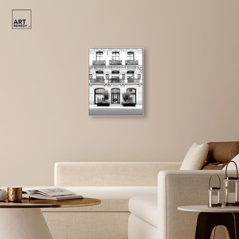Lux Store Front Canvas by Art Remedy