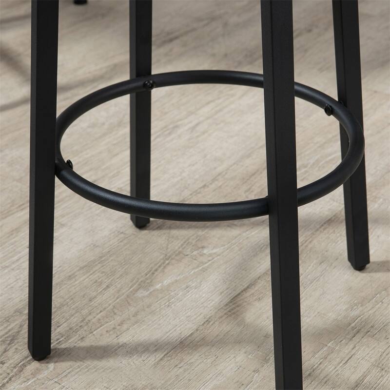 5-Piece Bar Table and Chairs Set, Space Saving Dining Table
