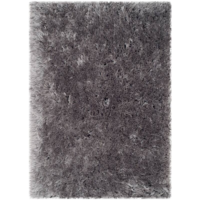 SAFAVIEH Handmade Arctic Shag Guenevere 3-inch Extra Thick Rug - 2' x 3' - Grey