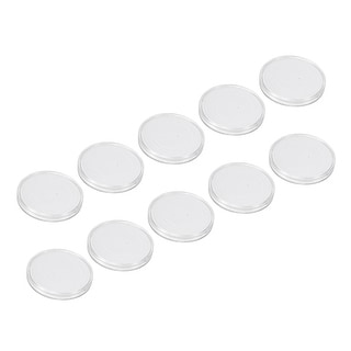 Coin Snap Holder Coin Case Storage Round Fit 42-62mm Coins, 10pcs Clear ...