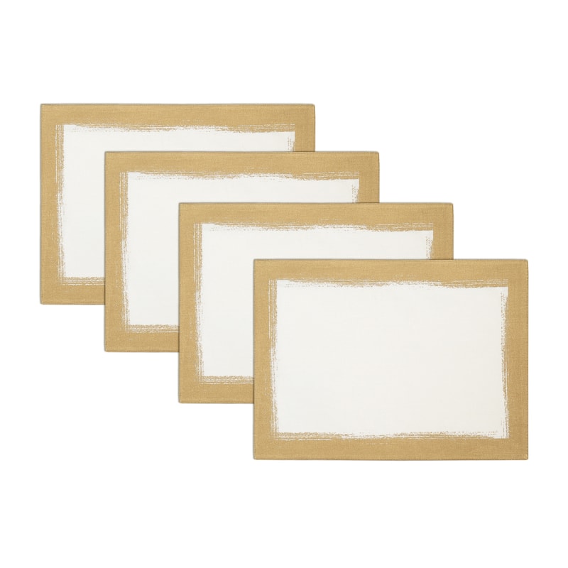 Villeroy and Boch Metallic Brushstroke Placemats (Set of 4)