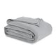 preview thumbnail 45 of 76, Microfleece Blanket Soft, Lightweight, Plush All-Season Throw Full - Queen - Light Grey