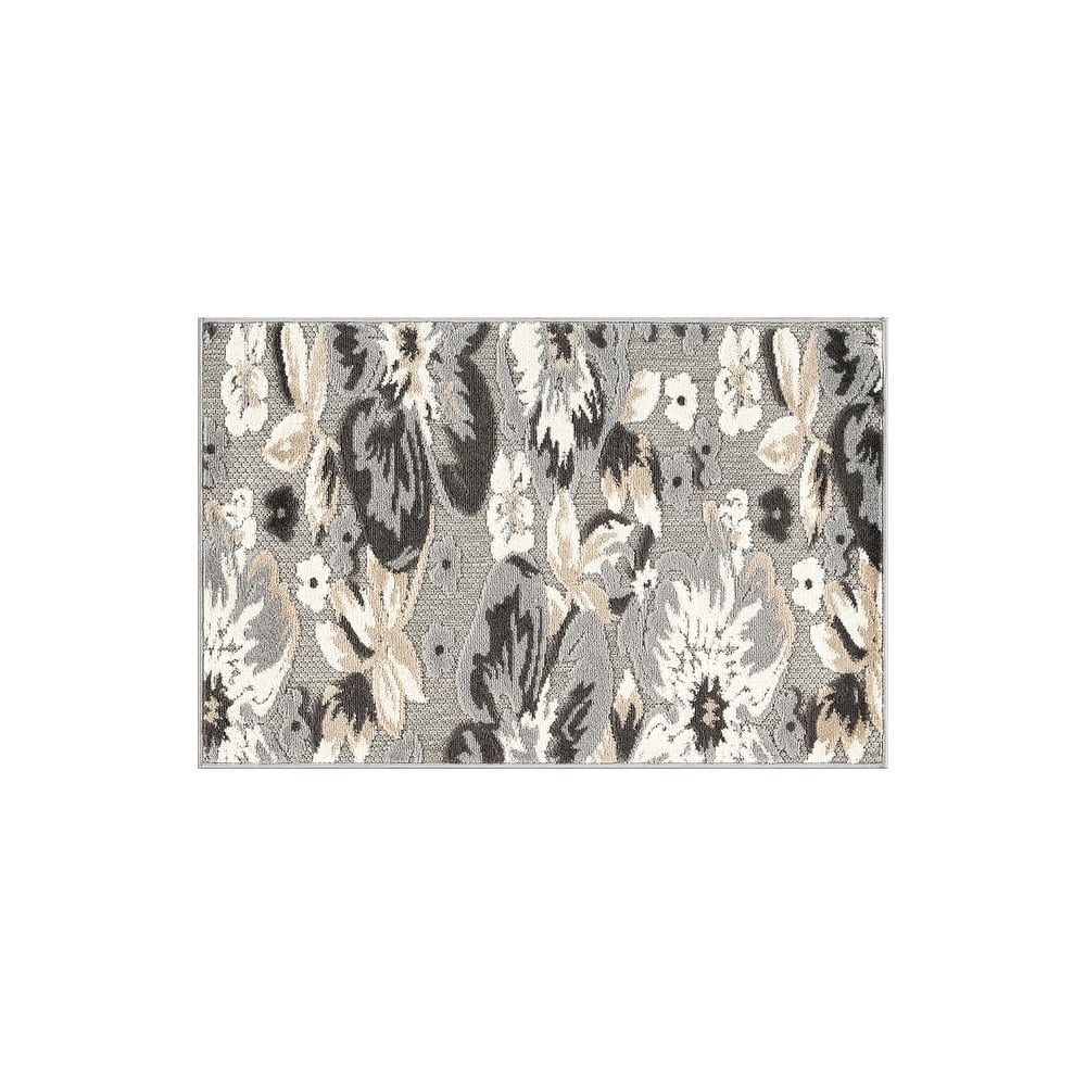 Bergamo Contemporary Floral Indoor/Outdoor Area Rug