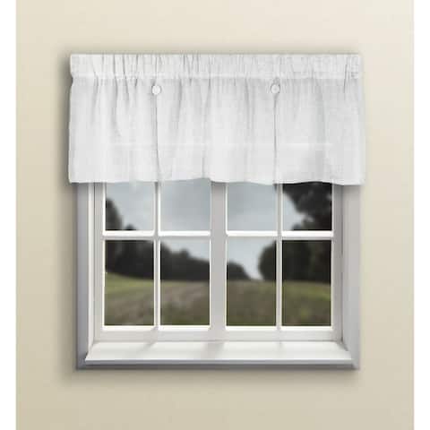 Shannon 2 Pleat Button Valance