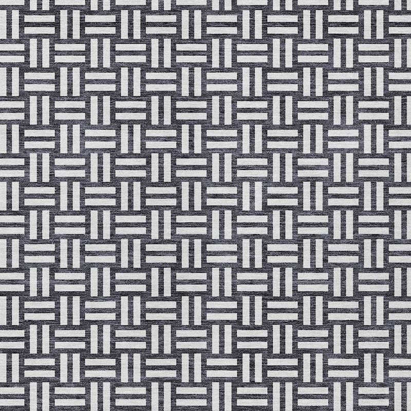 HomeRoots Geometric Transitional Rectangle Outdoor Rug
