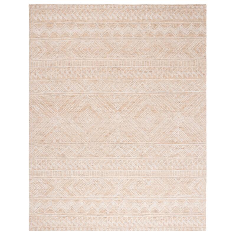 SAFAVIEH Handmade Metro Symela Boho Moroccan Wool Rug - 8' x 10' - Gold/Ivory