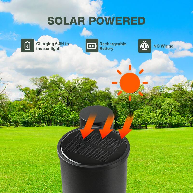 Solar Landscape Pathway Lights LED Outdoor Waterproof Dusk to Dawn Driveway Lights