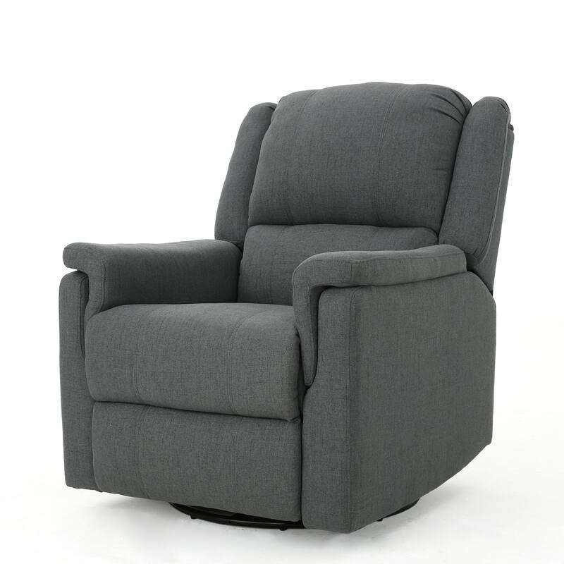 Jennette Fabric Swivel Gliding Recliner by Christopher Knight Home