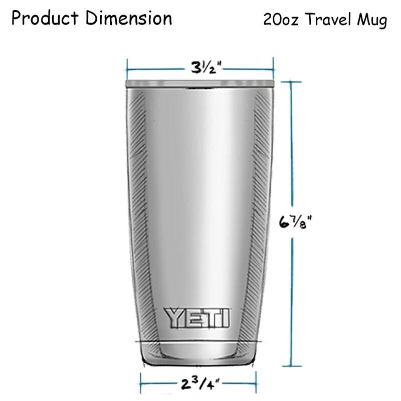 YETI Rambler 20oz Stainless Steel Vacuum Insulated Tumbler w/MagSlider
