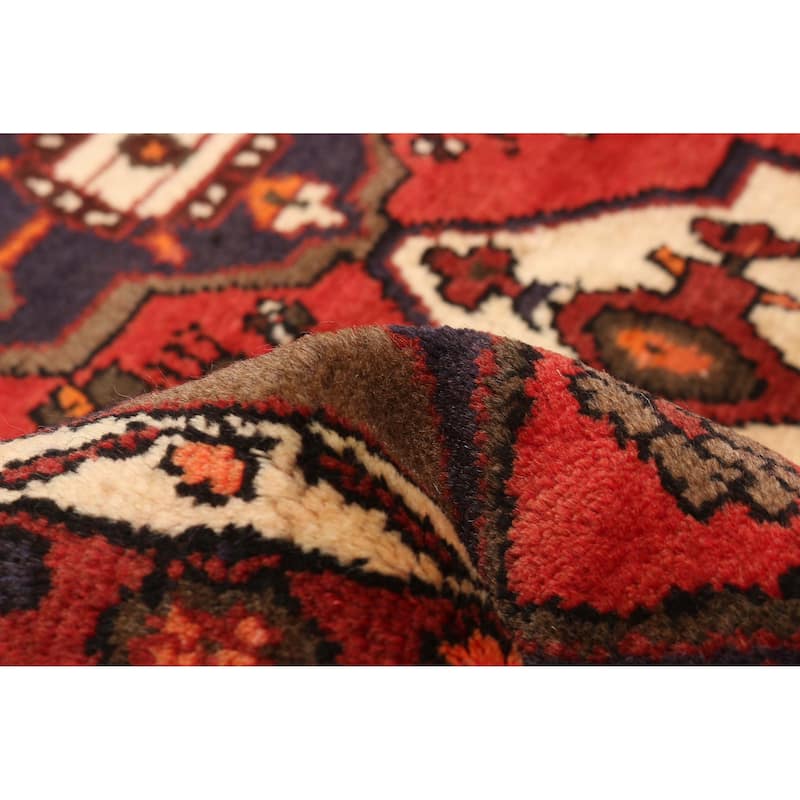ECARPETGALLERY Hand-knotted Andelz Red Wool Rug - 3'1 x 4'7