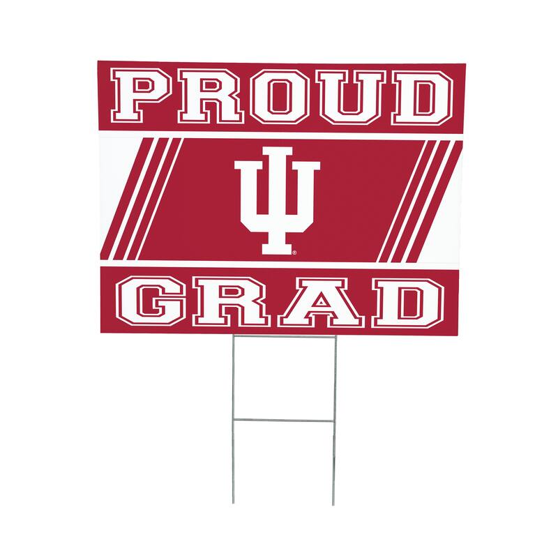 Indiana University 24" x 18" Graduation Coroplast Outdoor Yard Sign