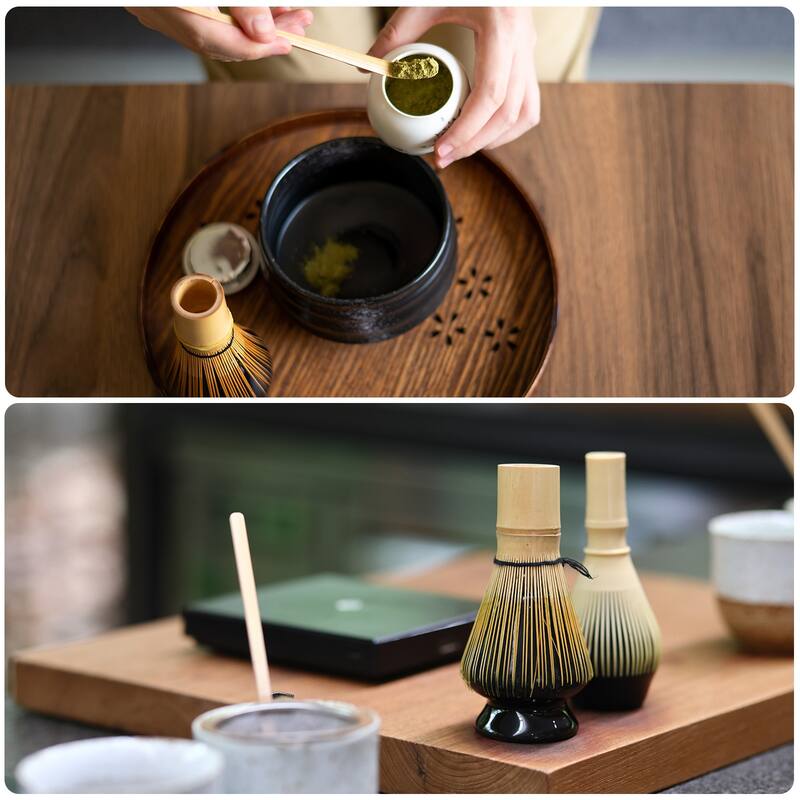 Ceramic Chasen Stand 71mm Matcha Whisk Holder Teas Set Whisks Stand Cyan