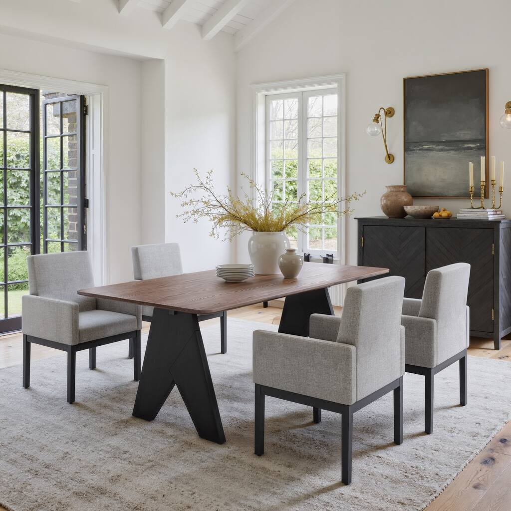 Lisse Rectangular Dining Table Espresso