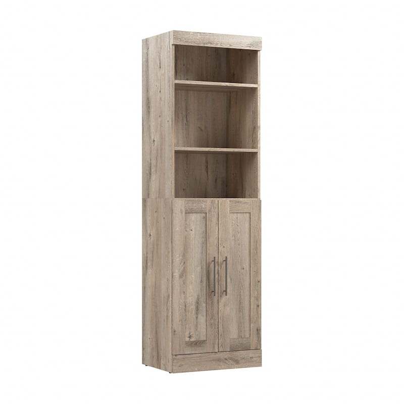 Pur 25W Closet Organizer with Doors by Bestar - Closet Organizer