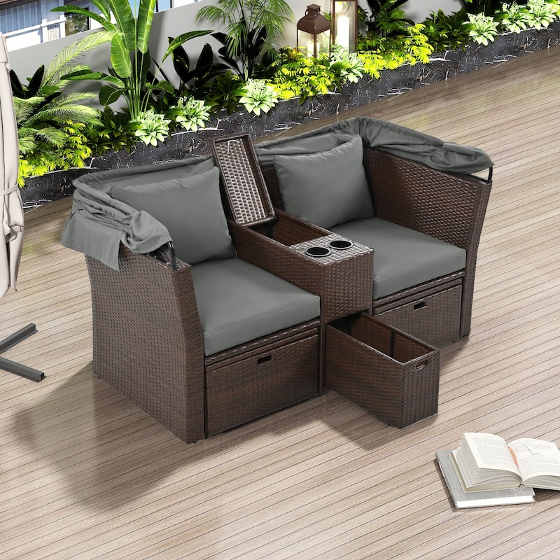 2-Seater Outdoor Patio Daybed