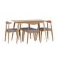 preview thumbnail 37 of 50, Francie Mid-century 5-piece Dining Set by Christopher Knight Home