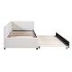 preview thumbnail 8 of 11, Twin Mattress Holde Daybed Frame with Trundle - Beige
