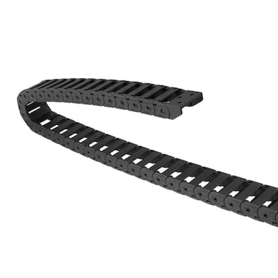 Drag Chain Cable Carrier Open Type with End Connectors 15X30mm 1M Plastic - 15mmX30mm