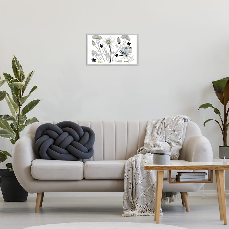 Stupell Simple Drawn Nature Sprigs Framed Giclee Art Design By Ashley Davis