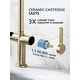 preview thumbnail 17 of 39, Lefton Touchless Pull-Out Kitchen Faucet, Hands Free Motion Sensor Activated, Battery-Free Temperature Display, KF2206