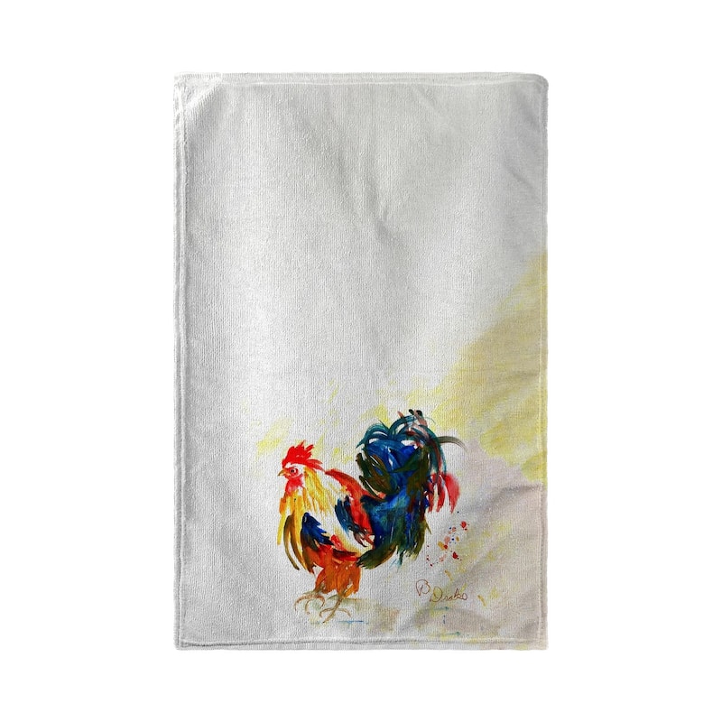 Colorful Rooster Kitchen Towel - 16x25