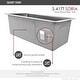 preview thumbnail 6 of 14, STYLISH 9 inch Single Bowl Undermount and Drop-in Stainless Steel Kitchen Sink - 9" x 17.75" x 5"