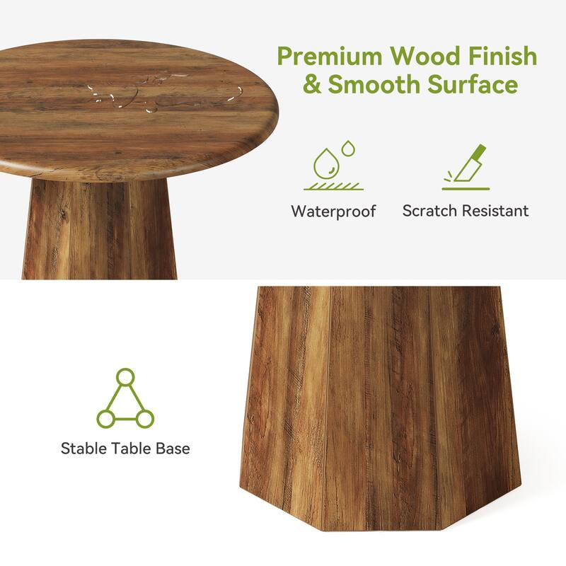 31" Round Pedestal Dining Table