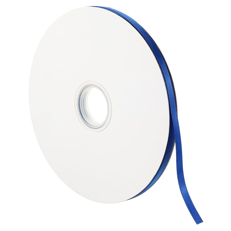 Satin Ribbon Double Face Solid Crafts Roll for DIY Wrapping Decoration