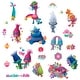 preview thumbnail 1 of 2, Blue & Pink & Green Trolls Wall Decals by RoomMates