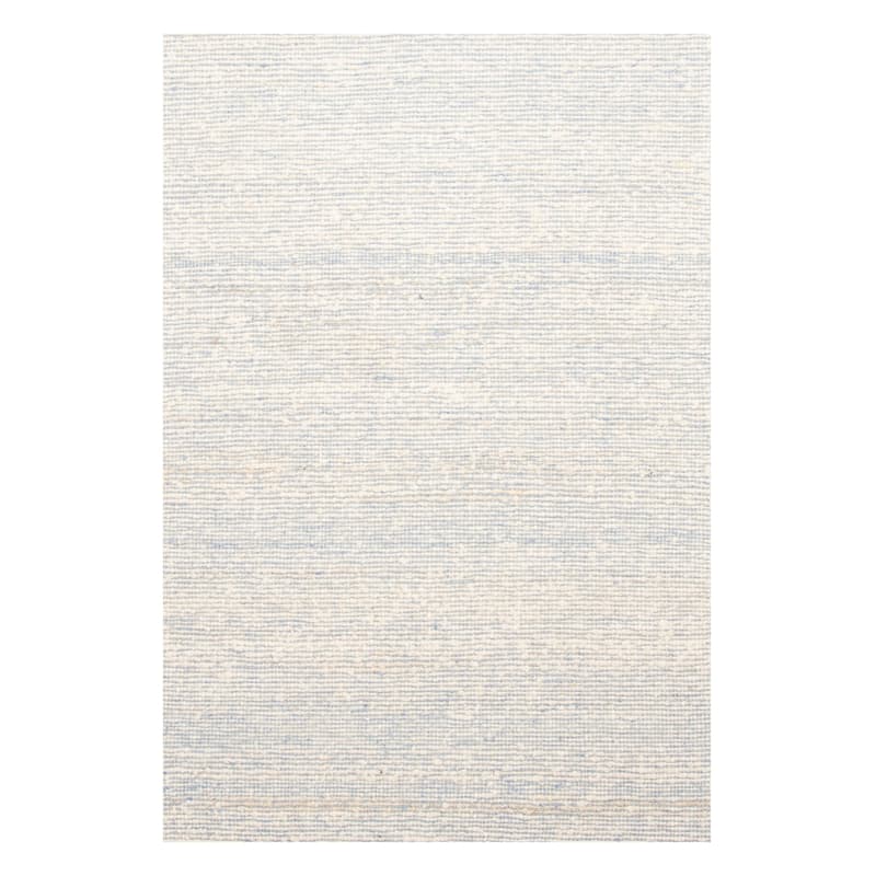 ECARPETGALLERY Braid weave Sienna Blue Wool Rug - 4'1 x 6'1