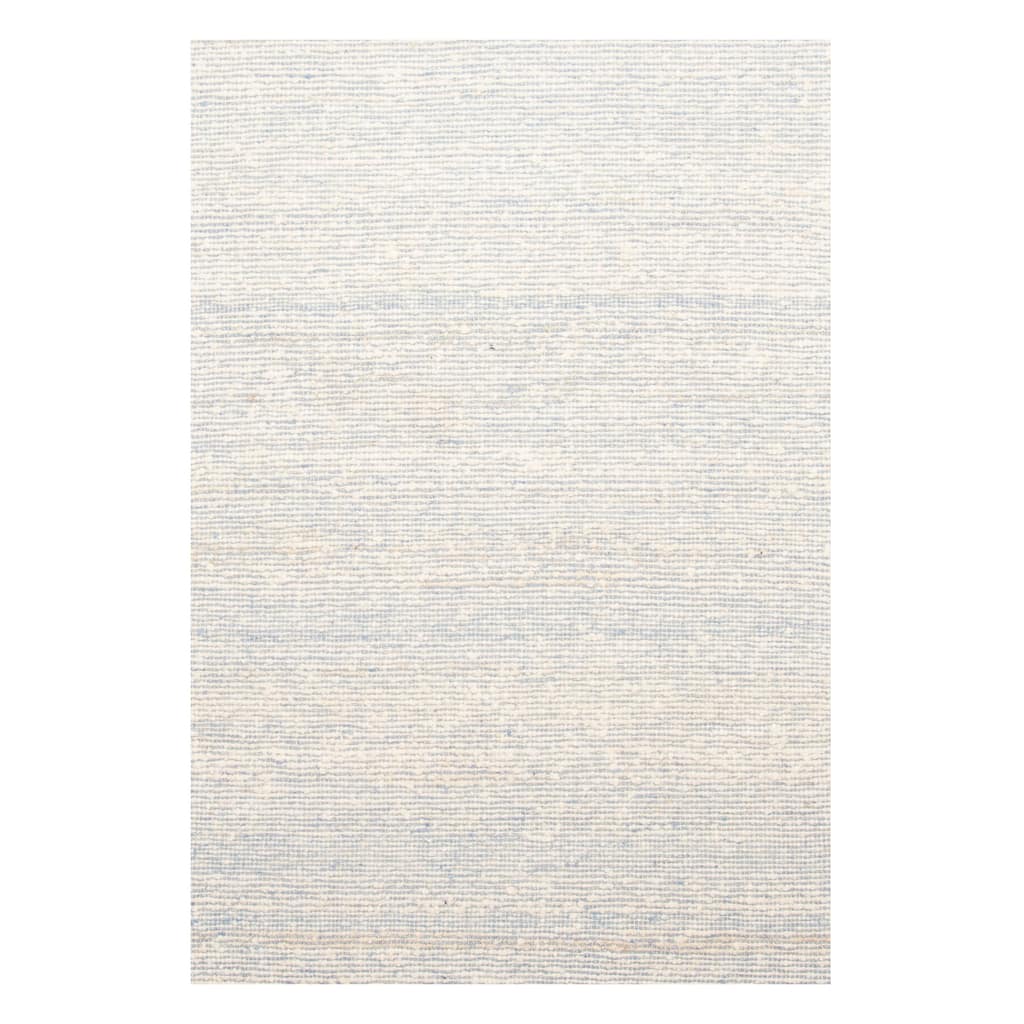 ECARPETGALLERY Braid weave Sienna Blue Wool Rug - 4'1 x 6'1