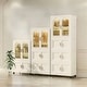 preview thumbnail 6 of 12, 25.59" Side Wide Folding Wardrobe, 25.59"×15.75"×70.87", with Magnetic Door, Plastic Storage Cabinet with Wheels