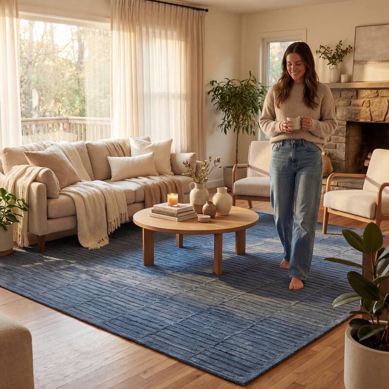 Nuloom Kailani Geometric Machine Washable Area Rug