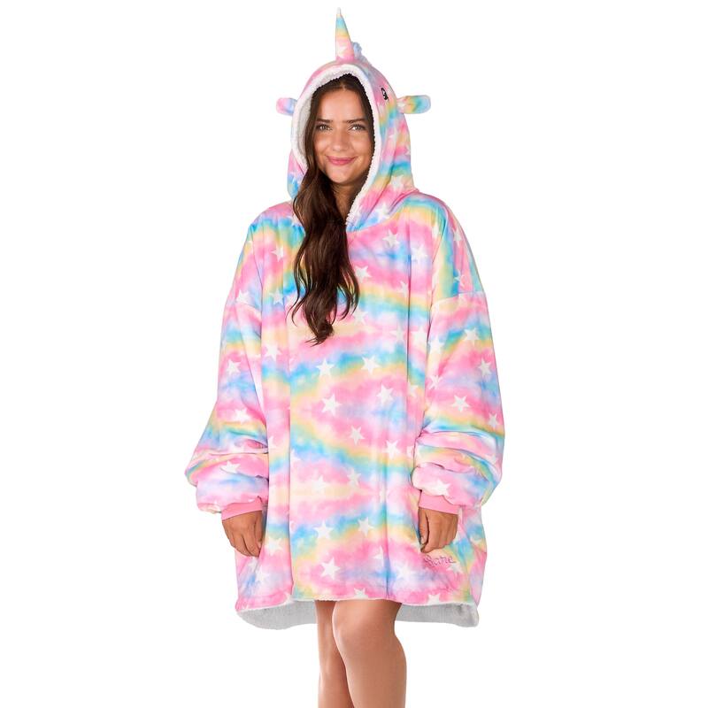 Bare Homey B-Cozy Oversized Sherpa Wearable Blanket