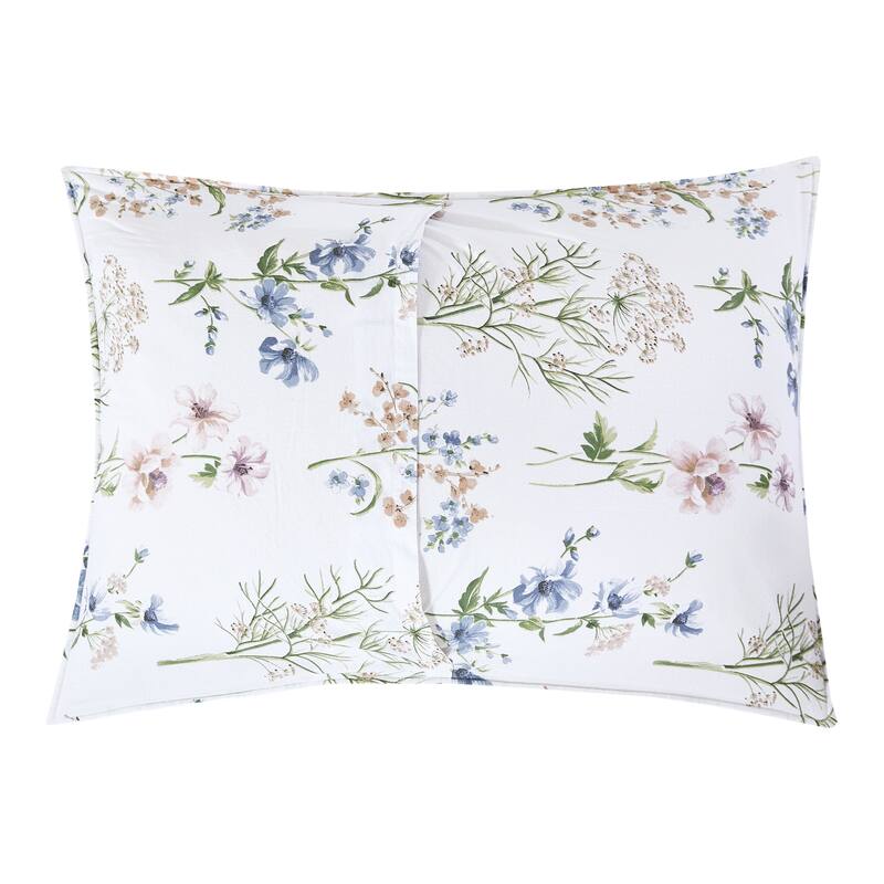 Cynthia Floral Cotton Quilt Set - Reversible and Machine Washable