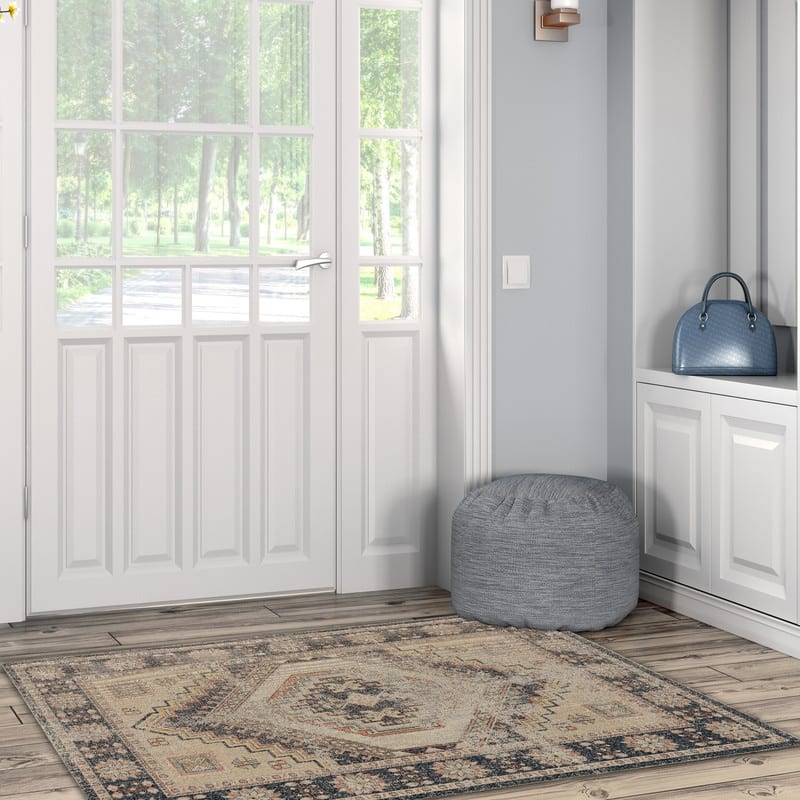 Linon Great Zero Stiles Bohemian & Eclectic Rug