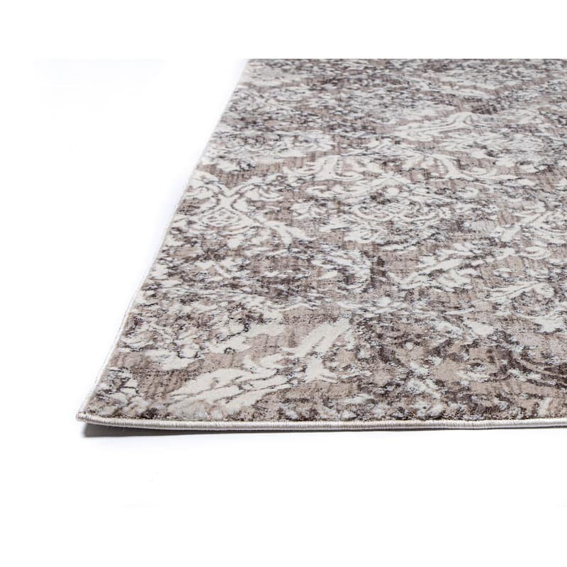 Bashian Miriana Beige Contemporary Area Rug