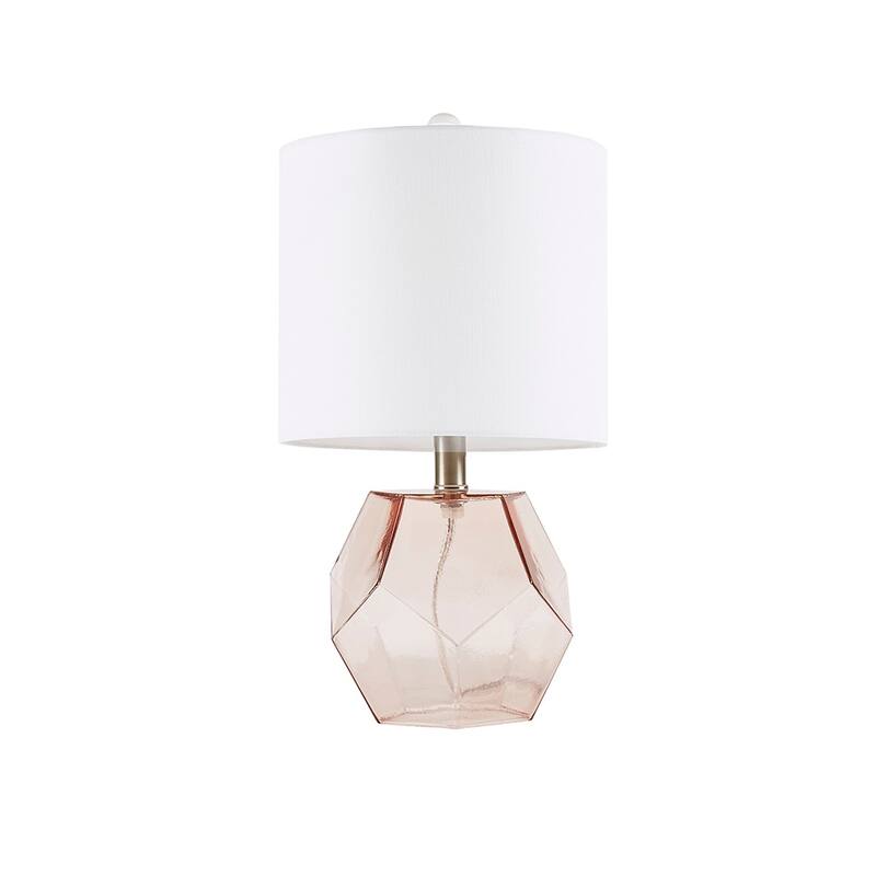 Bella Geometric Glass Table Lamp for living room,bedroom,and dining room