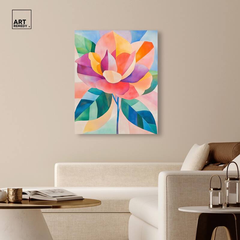 Ail Geofloral I Canvas by Art Remedy, Gallery Wrapped