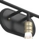 preview thumbnail 6 of 5, Carbon Loft Cuno 3-light Bath Vanity Fixture - 21.77"x4.93"x6.3"