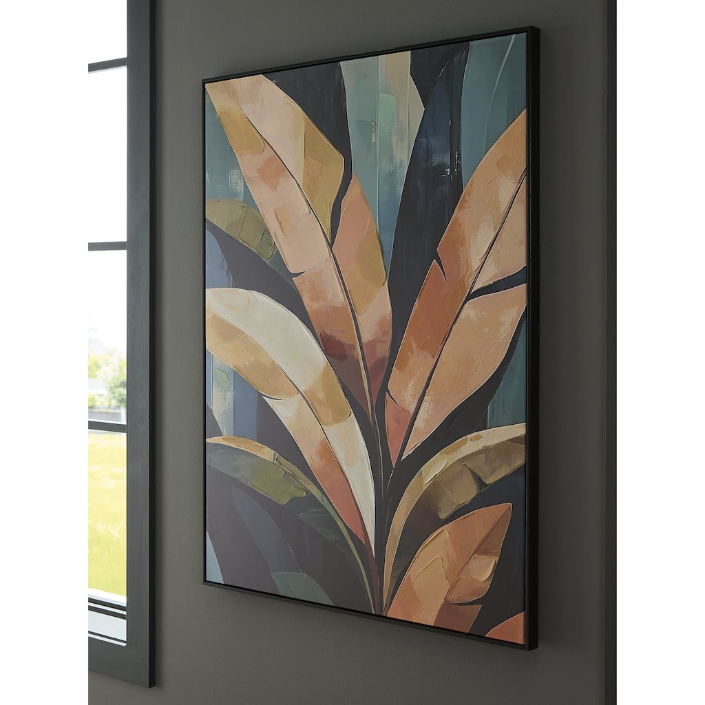 Signature Design by Ashley Laurelie Orange/Green Wall Art