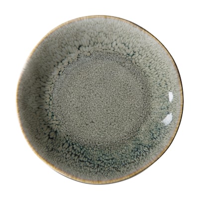Soho Reactive Glaze Appetizer Plates - 7" Ceramic Dining Plates in Blue Denim, Dishwasher Safe, Perfect for Fall Harvest