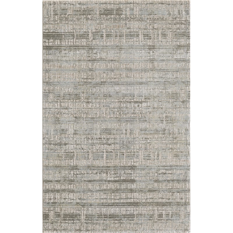 Domani Saige Modern Distressed Glam Area Rug - 6'6" x 9'6"
