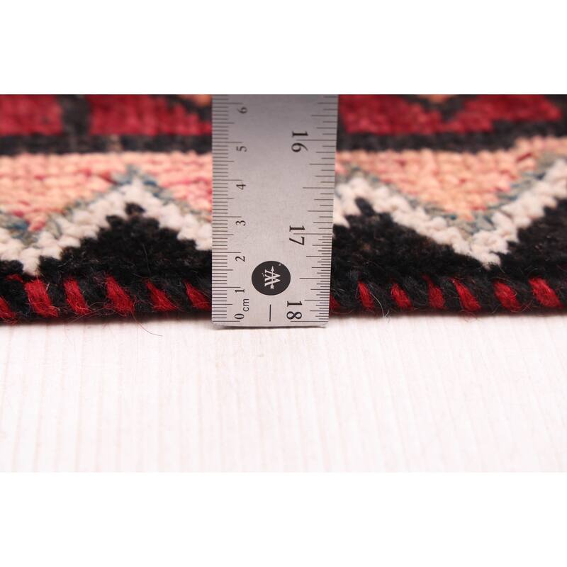 ECARPETGALLERY Hand-knotted Melis Vintage Burgundy Wool Rug - 4'7 x 6'0