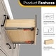 preview thumbnail 86 of 99, Leon 60 in. Double Bathroom Vanity with Composite Stone Top