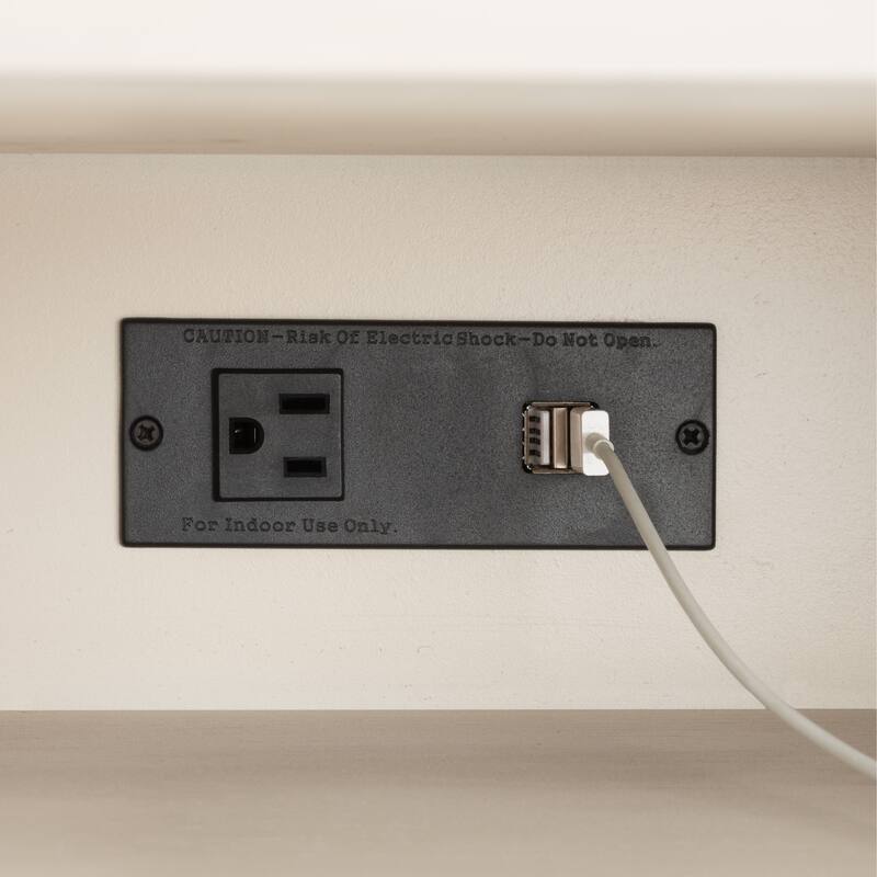 SAFAVIEH Sydni Nightstand with Usb Charging Port